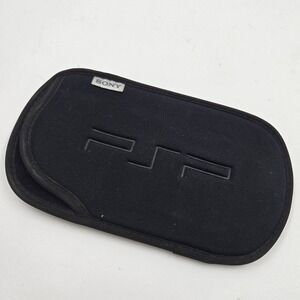 Genuine Original Sony PSP Soft Padded Sleeve Case Black for Playstation Portable